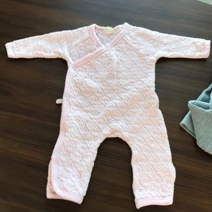 Organic quilted romper